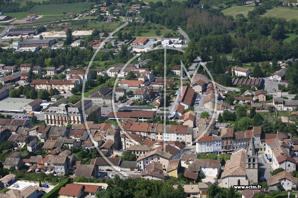 Photo arienne de Saint Jean en Royans