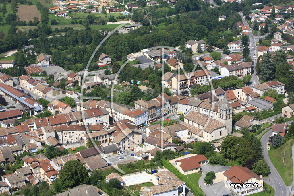 Photo arienne de Saint Jean en Royans