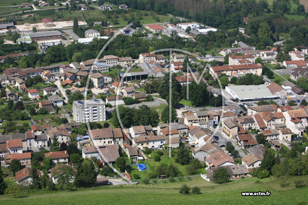 Photo arienne de Saint Jean en Royans