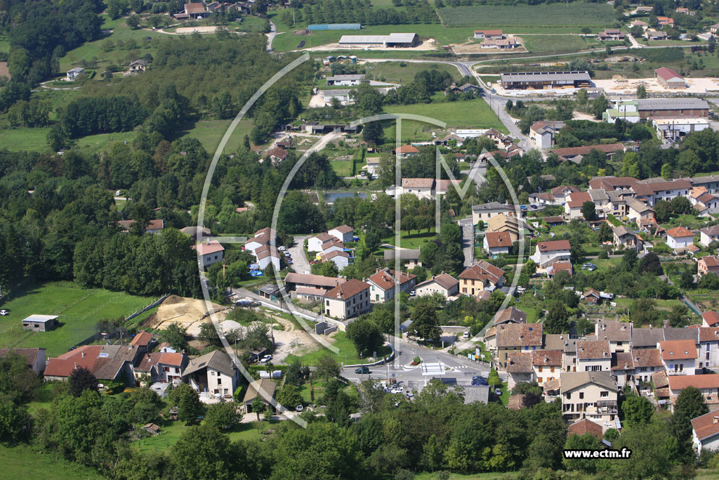 Photo arienne de Saint Jean en Royans