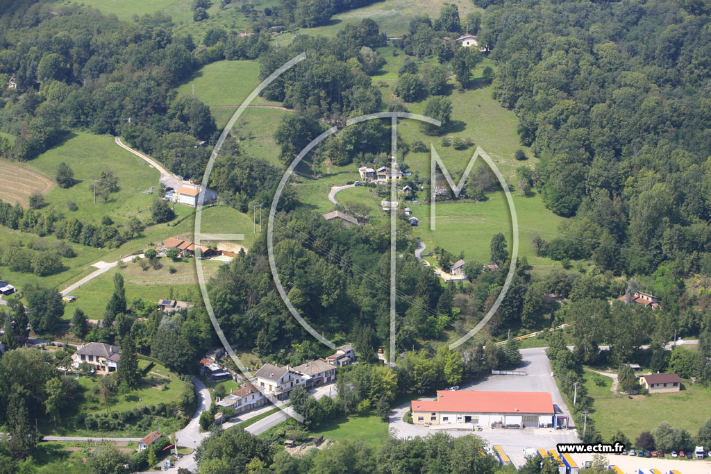 Photo arienne de Saint Jean en Royans