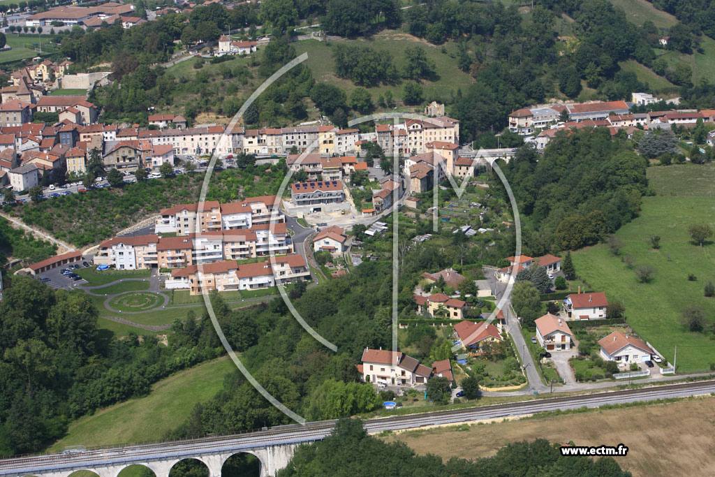 Photo arienne de Saint Marcellin