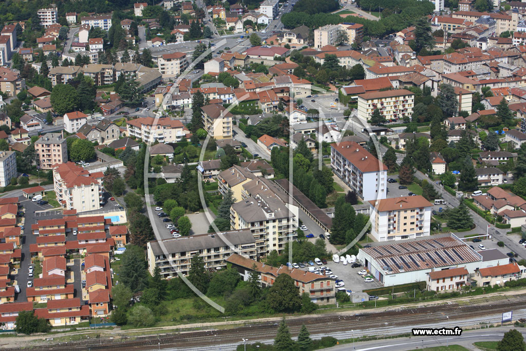 Photo arienne de Saint Marcellin