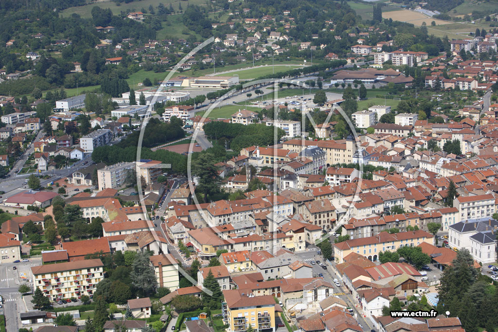 Photo arienne de Saint Marcellin