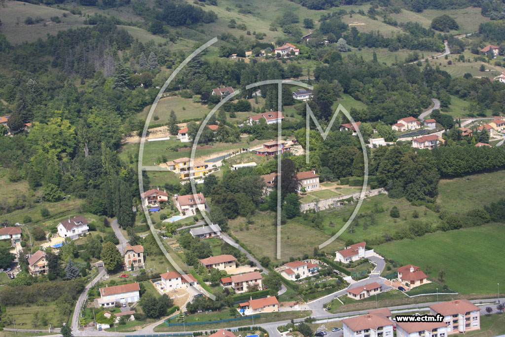 Photo arienne de Saint Marcellin