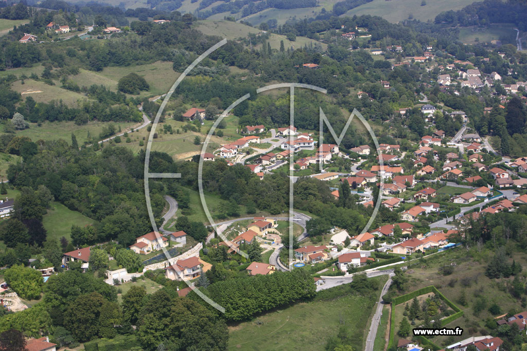 Photo arienne de Saint Marcellin