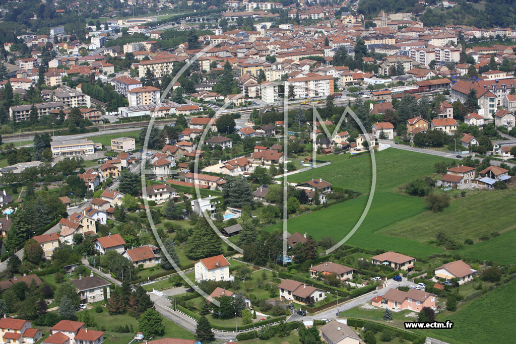Photo arienne de Saint Marcellin