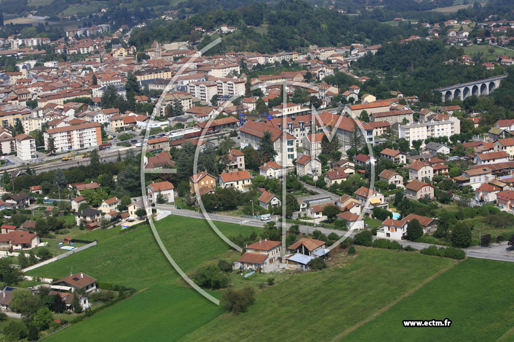 Photo arienne de Saint Marcellin