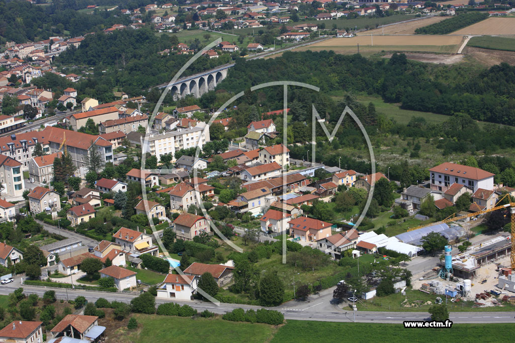 Photo arienne de Saint Marcellin