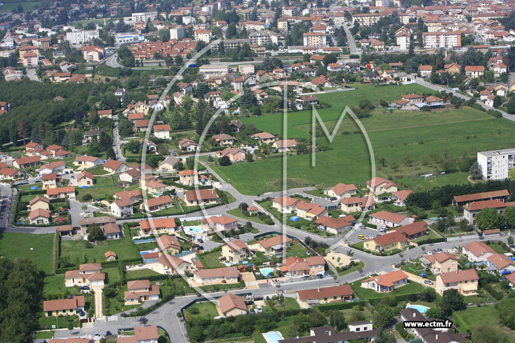Photo arienne de Saint Marcellin