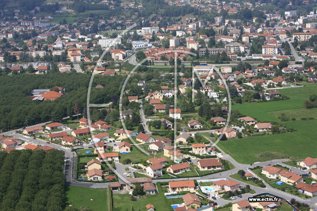 Photo arienne de Saint Marcellin