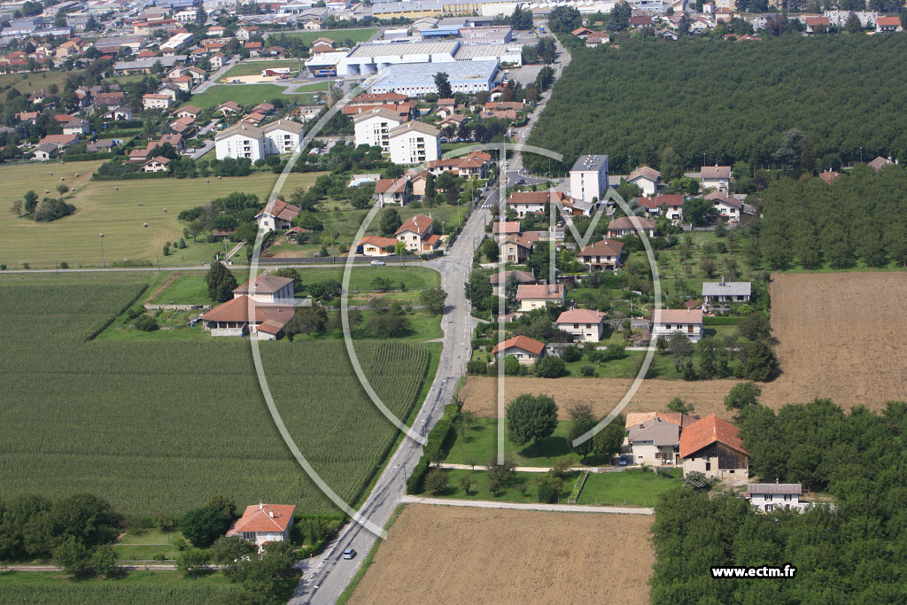 Photo arienne de Saint Marcellin