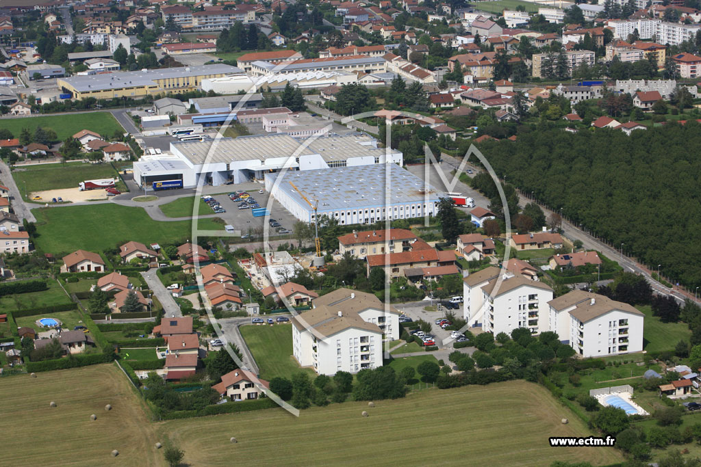 Photo arienne de Saint Marcellin