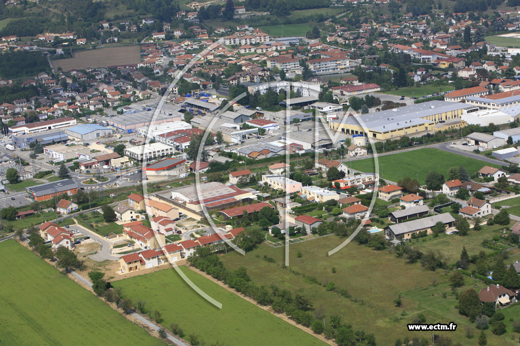 Photo arienne de Saint Marcellin