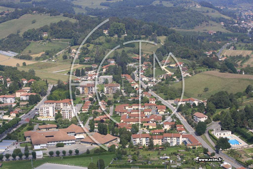 Photo arienne de Saint Marcellin (Daumont)