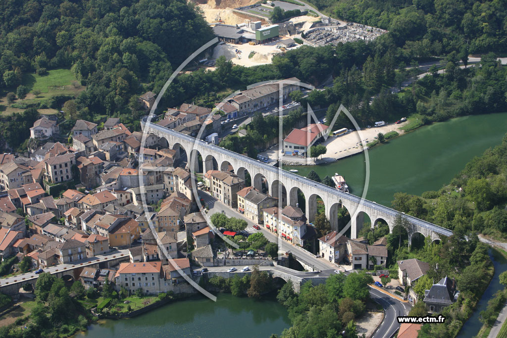Photo arienne de Saint Nazaire en Royans