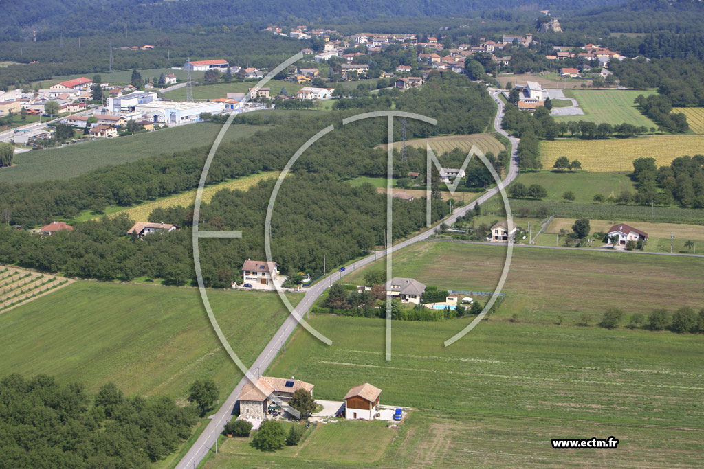 Photo arienne de Saint Romans (les Plans)