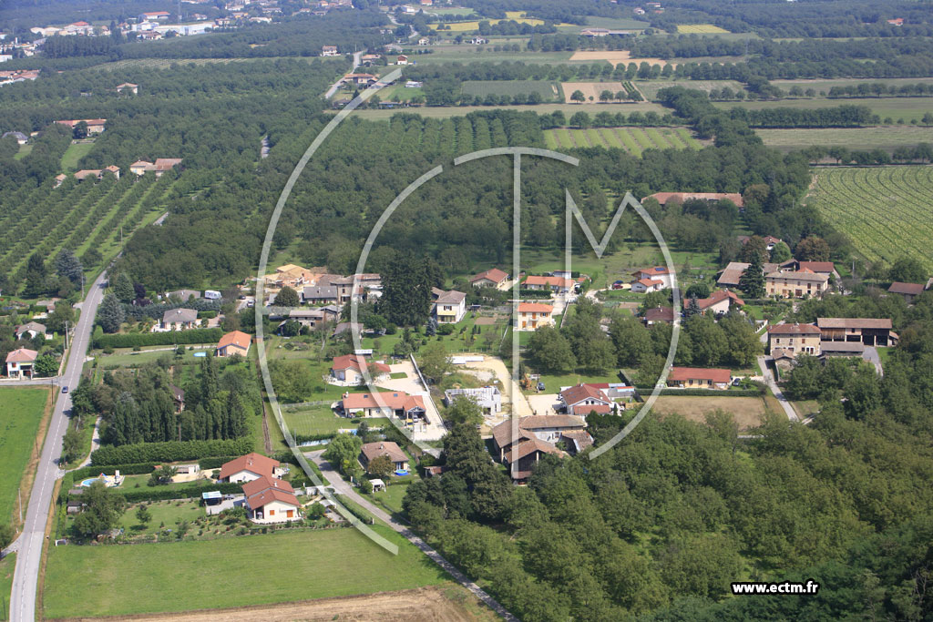 Photo arienne de Saint Romans (Malot)