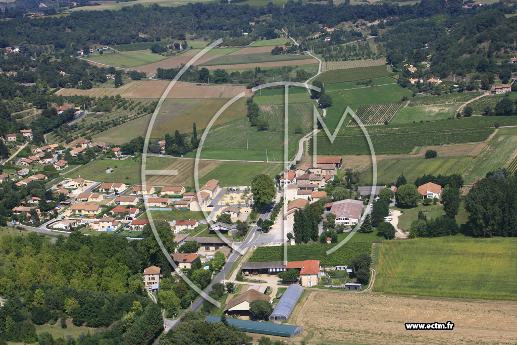 Photo arienne de Triors