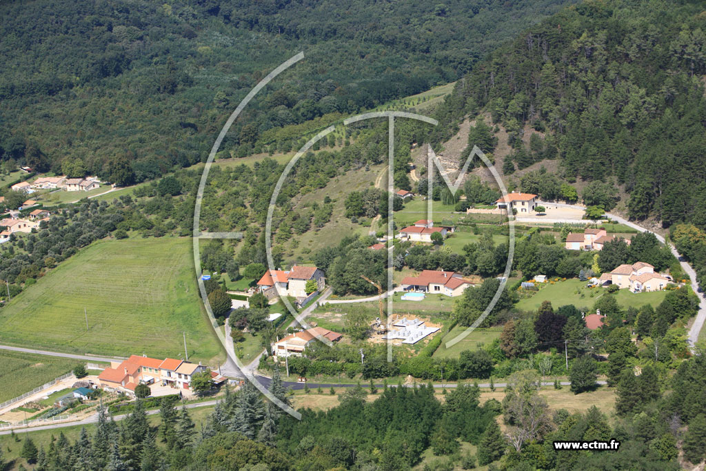 Photo arienne de Triors