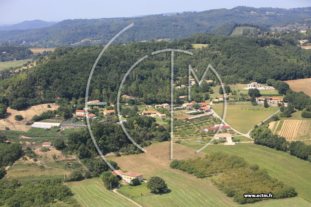 Photo arienne de Triors