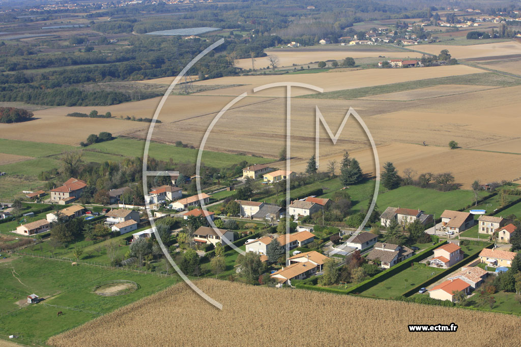 Photo arienne de Assieu (les Bruyeres)
