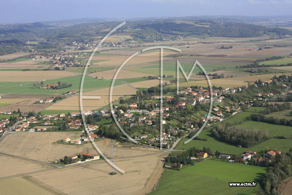 Photo arienne de Eyzin Pinet (Chaumont)