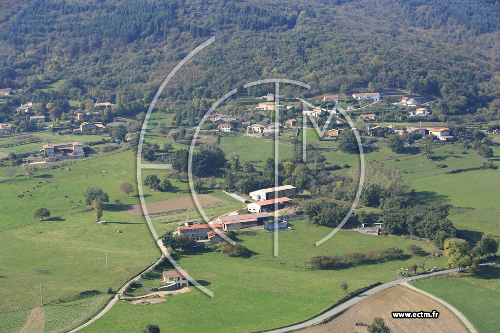 Photo arienne de La Chapelle Villars