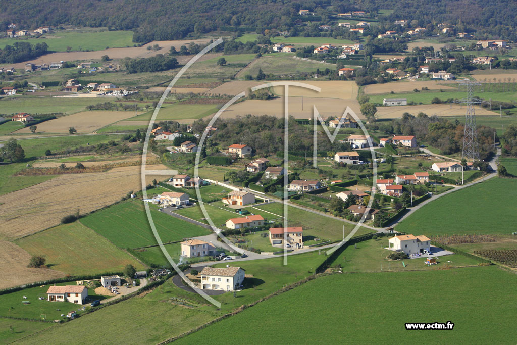 Photo arienne de La Chapelle Villars