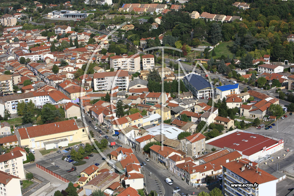 Photo arienne de Le Peage de Roussillon