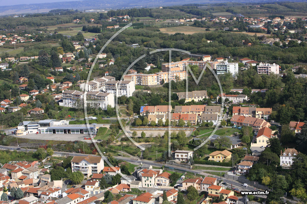 Photo arienne de Le Peage de Roussillon