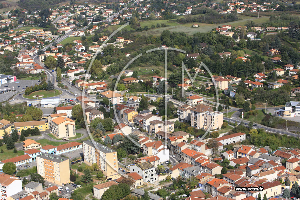 Photo arienne de Le Peage de Roussillon