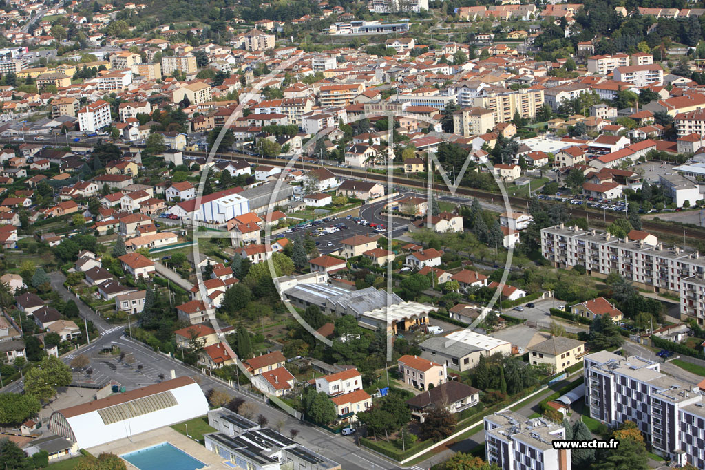 Photo arienne de Le Peage de Roussillon