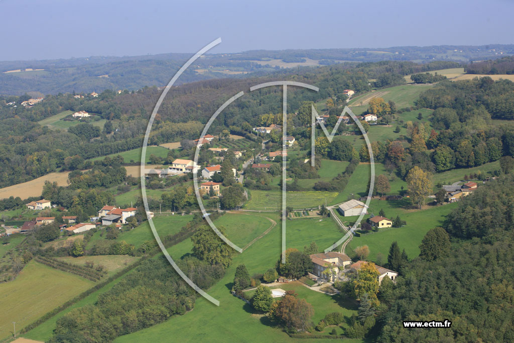 Photo arienne de Les Cotes d'Arey (Saint Mamert)