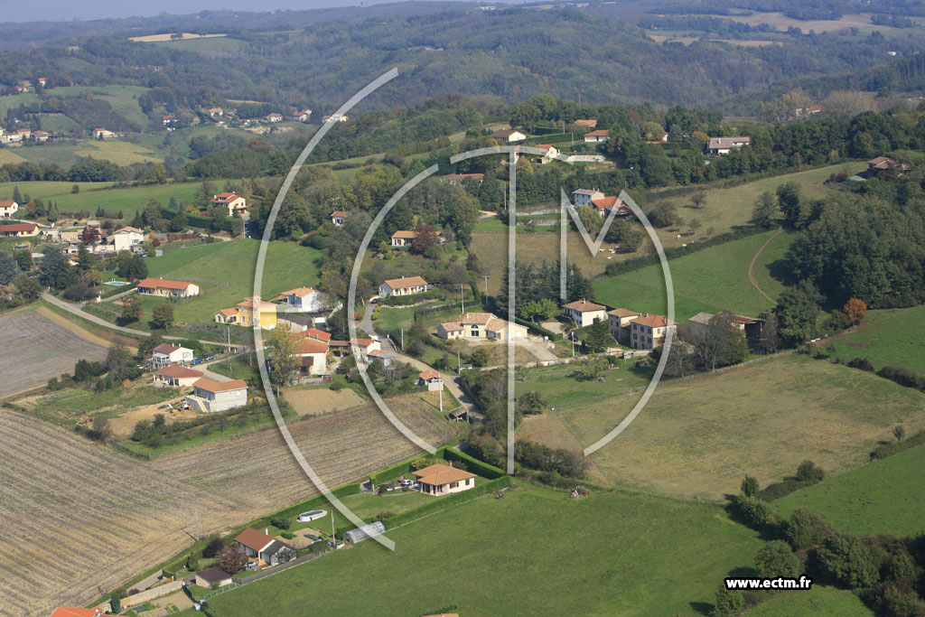Photo arienne de Les Cotes d'Arey (Saint Mamert)