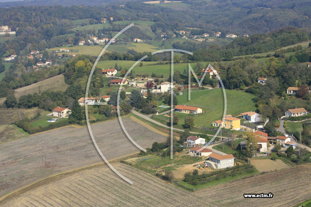 Photo arienne de Les Cotes d'Arey (Saint Mamert)