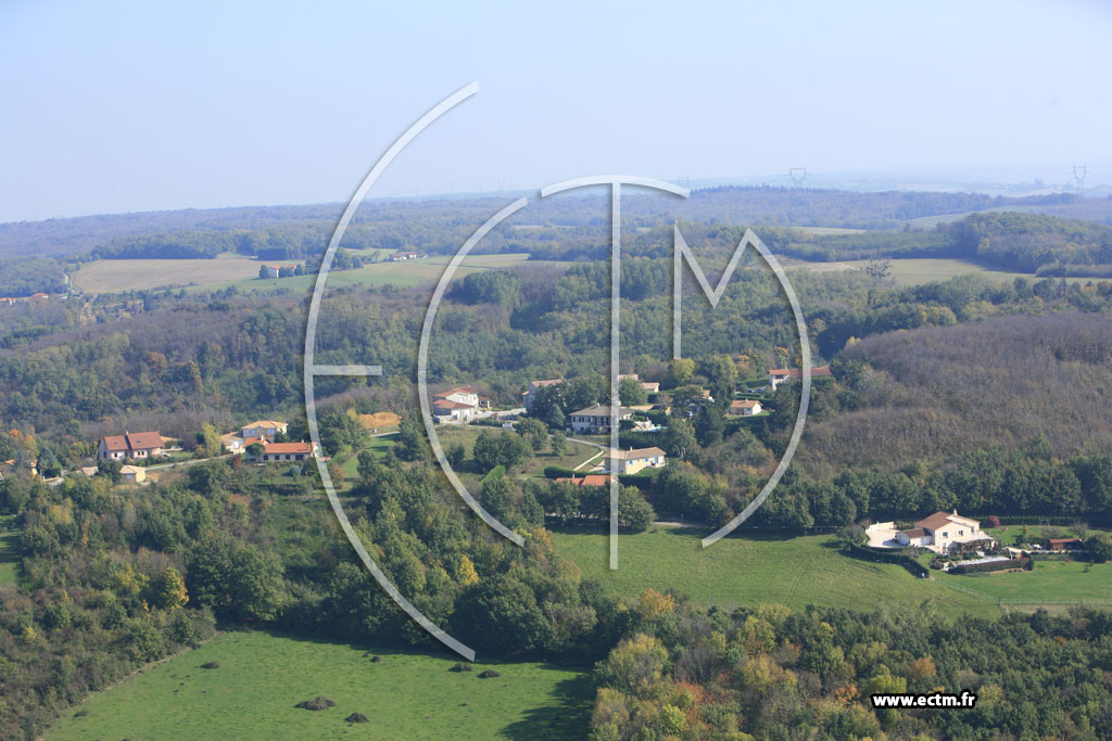 Photo arienne de Les Cotes d'Arey (Saint Mamert)