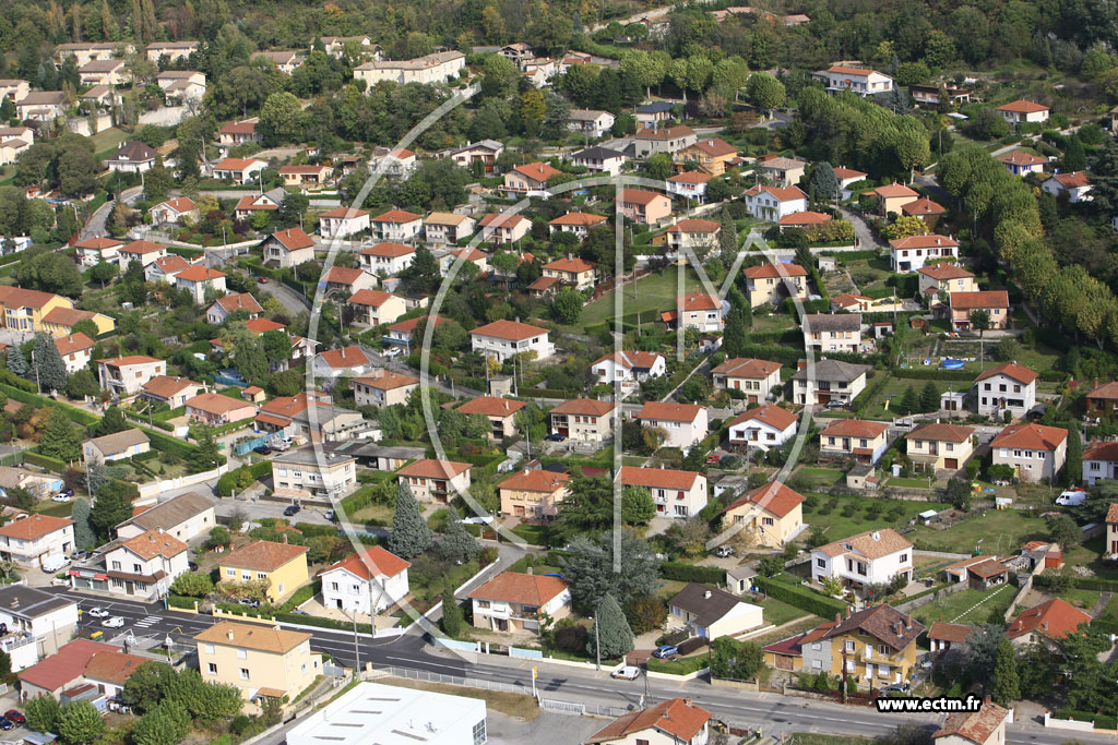 Photo arienne de Saint Maurice l'Exil (Givray)