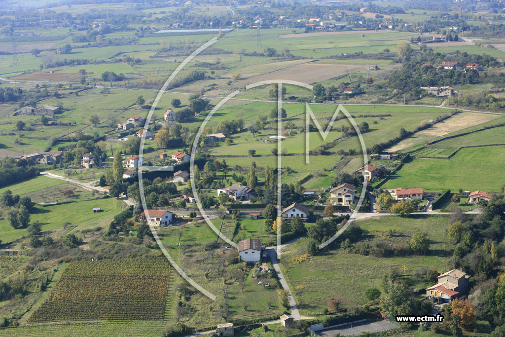 Photo arienne de Saint Michel sur Rhne