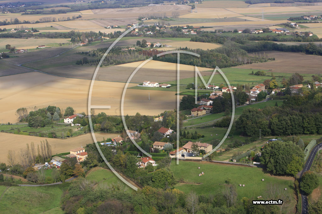 Photo arienne de Saint Sorlin de Vienne