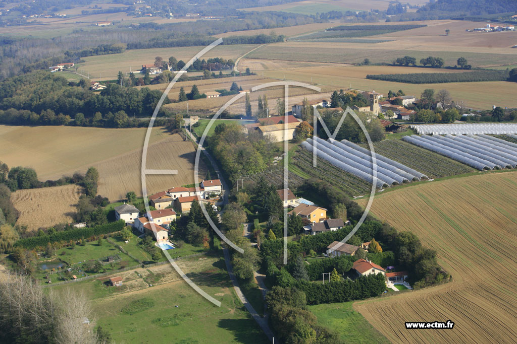 Photo arienne de Ville sous Anjou