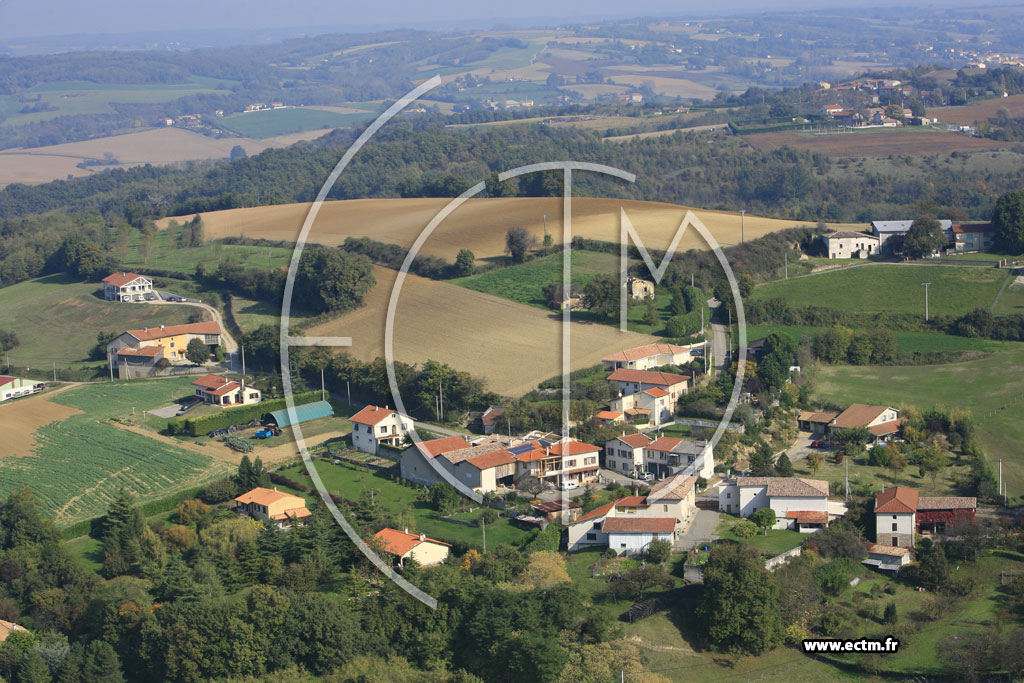 Photo arienne de Ville sous Anjou (Baude)