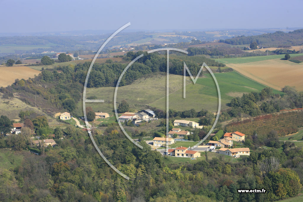 Photo arienne de Ville sous Anjou (Lampon)