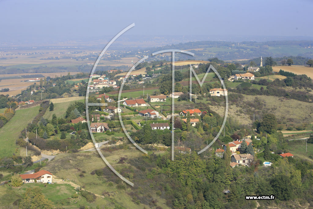 Photo arienne de Ville sous Anjou (Lampon)