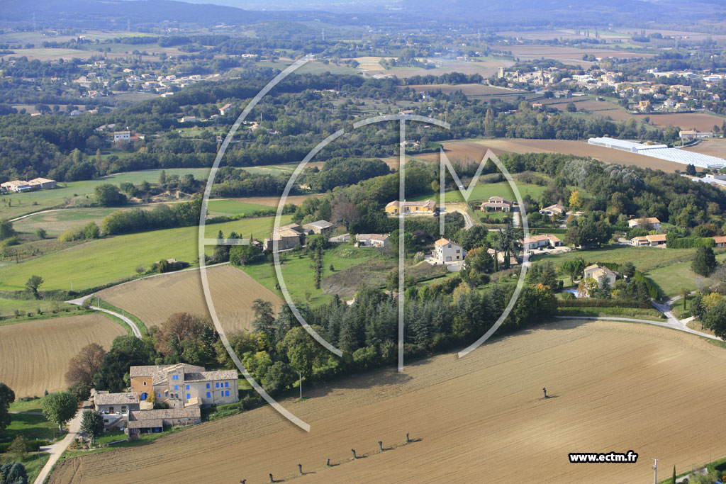 Photo arienne de Chabrillan