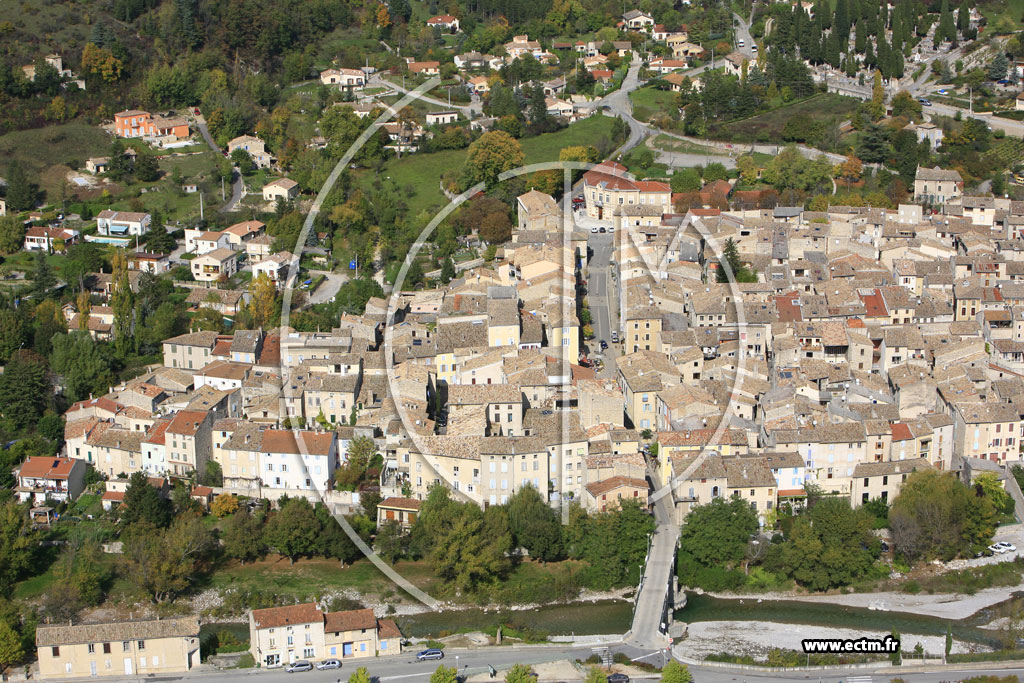 Photo arienne de Saillans