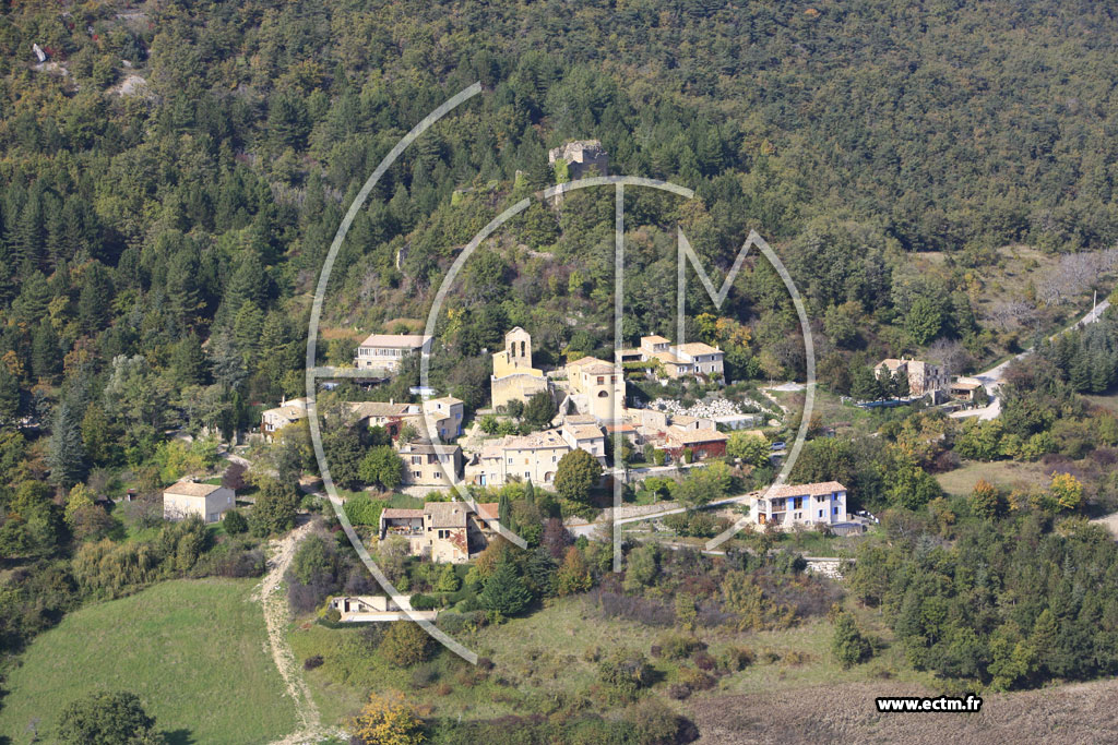 Photo arienne de Suze (le Vieux Suze)