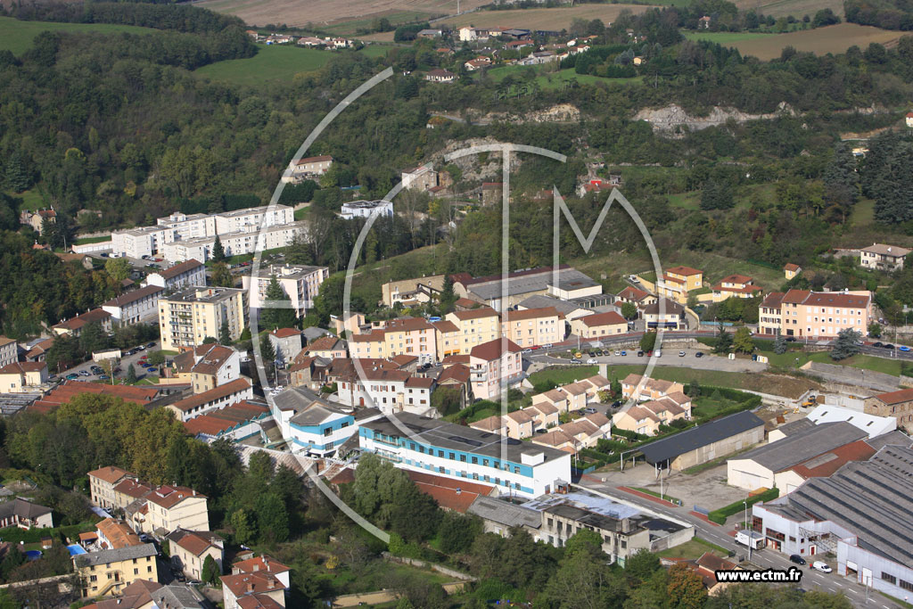 Photo arienne de Pont Eveque