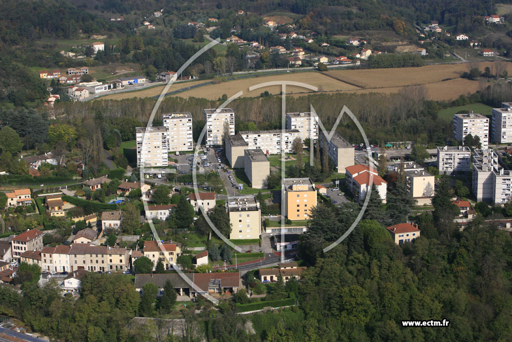 Photo arienne de Pont Eveque
