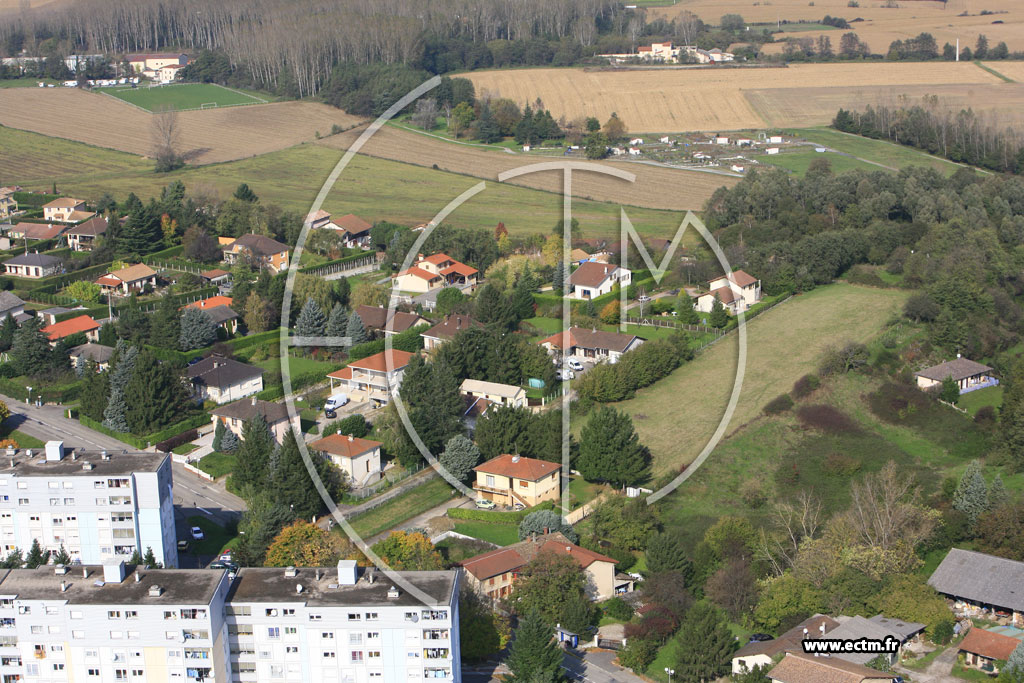 Photo arienne de Pont Eveque